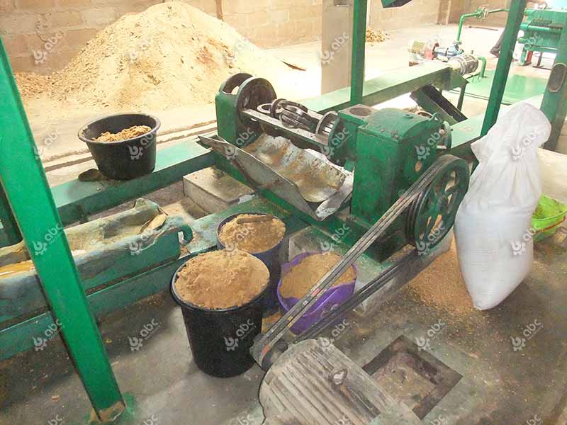 Soybean Oil Pressing Site in Ghana